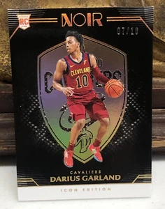 2019-20 Panini Noir Rookie Gold Icon Edition DARIUS GARLAND /10 Cleveland Cavs - Picture 1 of 12