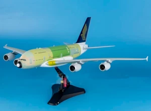 1:200 37CM JC Wings Singapore Airlines AIRBUS A380 Plane Diecast Aircraft Model - Picture 1 of 8
