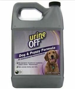 Urine Off Odor and Stain Remover Dog Formula 1 Gallon Refill For Spray Bottle