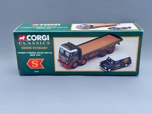 Corgi Classics Eddie Stobart Foden 8 Wheel Rigid with Mini Van 1:50 Scale 31701 - Picture 1 of 2