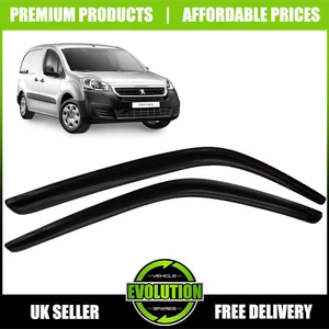 2X deflectores protectores de humo de lluvia de viento para Peugeot Partner 2008 - 2018 - Imagen 1 de 8