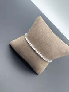ZEN DIAMOND TENNIS ARMBAND IN 750 / 18 K WEIßGOLD MIT CA. 2 CT. D/SI BRILLANTEN - Bild 1 von 5