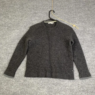 Smartwool Sweater SHRUNK Gray 100% Merino Wool Crewneck Knit Pullover - Image 1 of 4