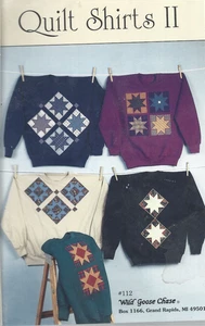 Quilt Pattern Instructions #112-Quilt Shirts II-Wild Goose Chase - Picture 1 of 1