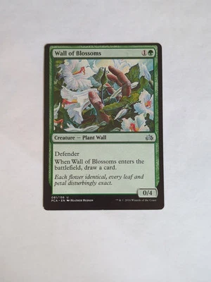 MISPRINT | MISCUT MTG Wall of Blossoms  - Planechase Anthology #81 - Image 1 of 2