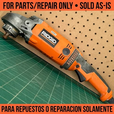 Amoladora angular eléctrica con cable Ridgid R10202 de alta resistencia 7" 120V **SOLO PARA REPUESTOS* Foto 1 de 4