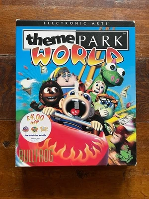 Theme Park World Big Box PC-CD Rom Game Electronic Arts Bullfrog Complete - Image 1 of 4