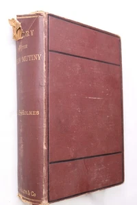 1883 HISTORY of the INDIAN MUTINY INDIA TRE HOLMES ATLAS MAPS BOOK - Imagen 1 de 13
