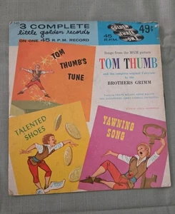 TOM THUMB-Songs from the MGM Picture 1958  Golden Records  7" 45RPM  EP540  VG - Bild 1 von 4