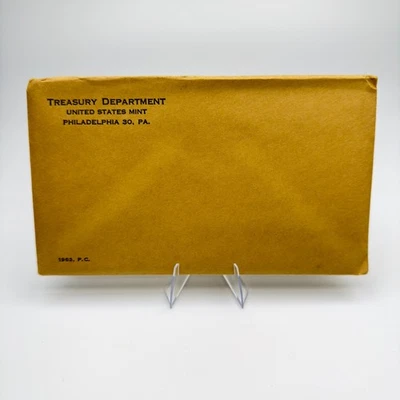 1963-P US Mint Silver Proof Set 5 Coins in UNOPENED Original Flat Pack Envelope - Image 1 of 2