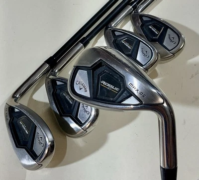Callaway Rogue ST Max OS SW,GW, AW,PW,9i Wedge Iron Set Cypher Fifty 5.0 50 Sr - Image 1 of 4