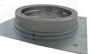 284506 6" Ankerplatte Dura-Tech Schornstein, verzinkt - Bild 1 von 2