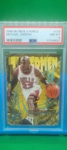 1996-97 Skybox Z-Force #179 Michael Jordan Chicago Bulls (HOF) / NM-MT PSA 8 NBA - Bild 1 von 6