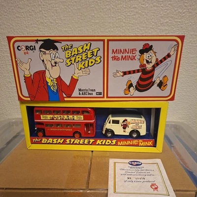 Corgi D47/1 Morris J Van & AEC Bus  Bash Street Kids / Minnie the Minx (14) - Image 1 of 4