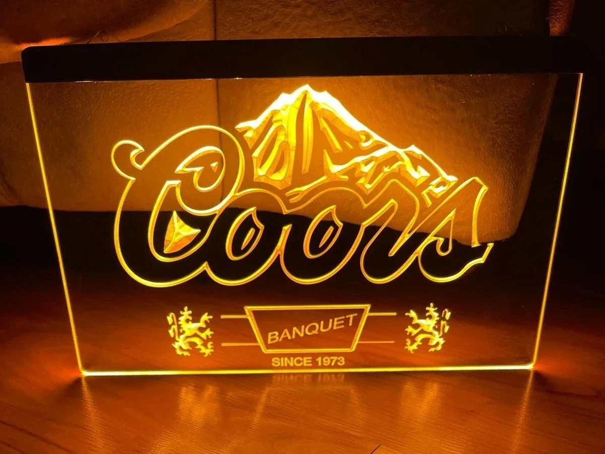 Vintage Coors Beer Neon Sign In Collectible Lighting & Neon Lamps