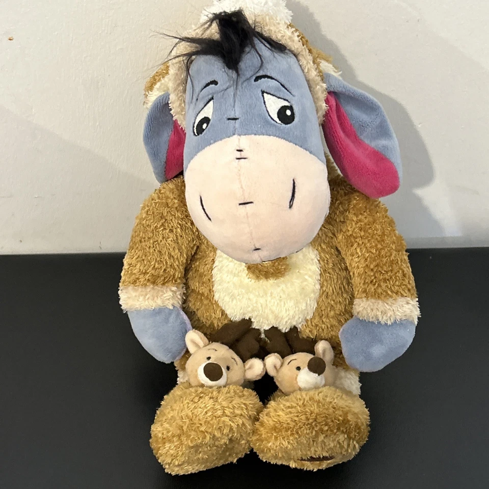 Eeyore Reindeer Sleeper Pajamas 10" Plush Winnie the Pooh Disney Store with Tags - Image 1 of 4