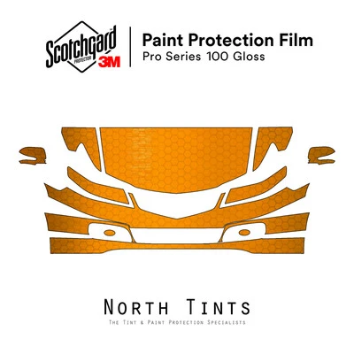3M PRO PreCut Paint Protection Film Clear Bra PPF for Acura TSX A-Spec 2006-2008 - Image 1 of 4