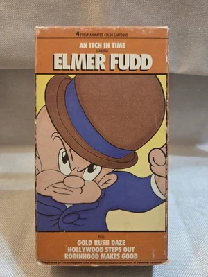 Elmer Fudd: An Itch in Time VHS 1991 Video Tape 4 Cartoons Kids Klassics Looney - Image 1 of 4