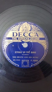 TED HEATH Hot Toddy / Strike Up The Band UK Decca 78 record jazz 1953 gramophone - Picture 1 of 14