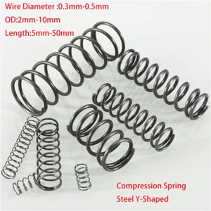 10 Pcs Compression Spring Steel Y-Shaped High Elasticity Wire Diameter 0.3-0.5mm - Picture 1 of 9