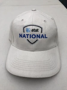^  Official AT&T NATIONAL Adjustable STRAP STRAPBACK Golf CAP Hat RARE USA Flag - Picture 1 of 8