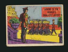 1956 Topps Isolation Booth R714-10 #8 World's Smallest Army