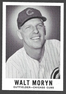 Walt Moryn 1960 Chicago Cubs Leaf 1960 novedades deportivas #17 ex+A - Imagen 1 de 2