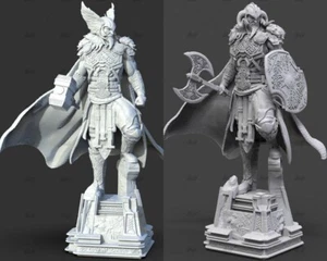 Viking Thor 3D Printing Unpainted Model GK Blank Kit Figure New Hot Toy In Stock - Picture 1 of 10