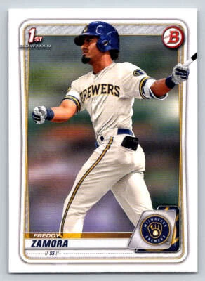 2020 Bowman Draft 1st Edition #BD46 Freddy Zamora (ref 214780) - Image 1 of 2