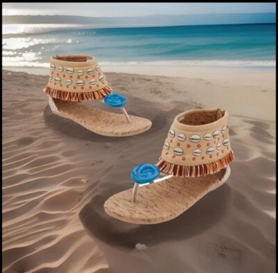 Сандалии для девочек Disney Moana нарядные - 13/1. Подготовьте ее к Хэллоуину. Очаровательный - Изображение 1 из 4