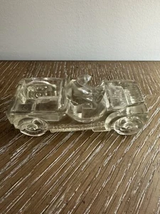 Vintage J.H. Millstein Co Willy's Jeep Glas Bonboniere - Bild 1 von 9