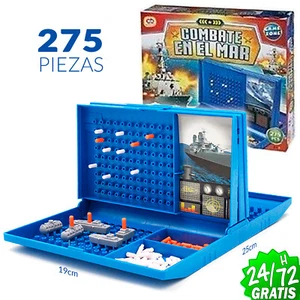 Combat IN Der Meer Battle Of Sea Battleships Set Kombi Strategiespiel Brettspiel - Picture 1 of 12