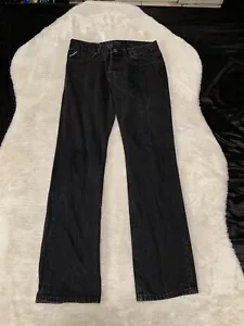 Cult Of Individuality Rebel Straight Mens Black Denim Jeans Size 32x34 Pants - Picture 1 of 10