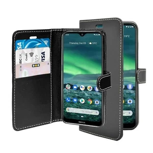 For Nokia 2.3 Phone Case Wallet Flip PU Leather Kickstand Card Holder Cover - Picture 1 of 18