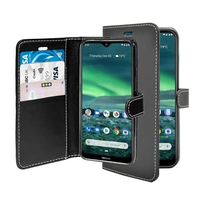 For Nokia 2.3 Phone Case Wallet Flip PU Leather Kickstand Card Holder Cover - Image 1 of 4