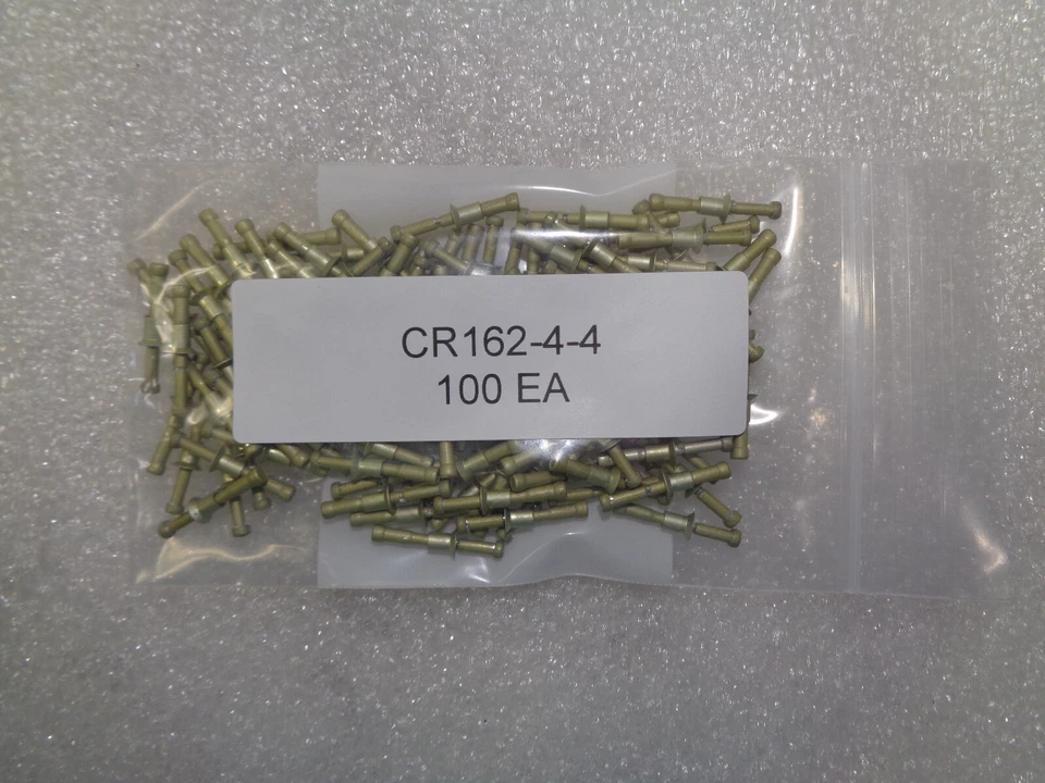 CHERRY RIVETS CR162-4-4 S/A MS20601AD4K2 SET OF 100 EACH NEW
