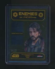 CASSIAN ANDOR 2023 TOPPS FINEST STAR WARS ENEMIES OF THE EMPIRE GOLD 44/50