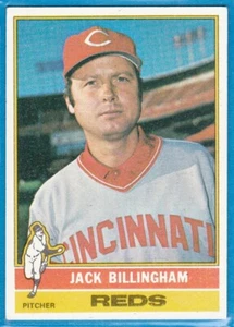 1976 Topps - Jack Billingham #155 - Cincinnati Reds - Foto 1 di 2