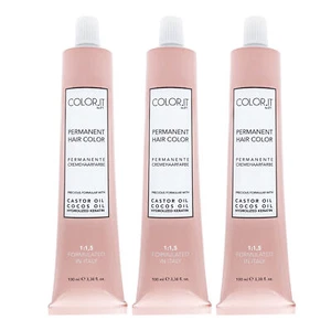 Color.It - Permanente Haarfarbe in Frisersalonqualität, (3er Pack) 100ml - Bild 1 von 95