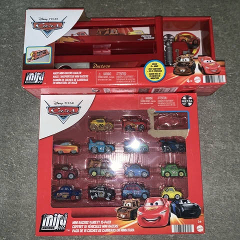 Disney Cars 3 Mini Racers Variety 14 Pack  Mack Mini Racers Hauler Missing 1 Car Cover