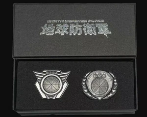 EARTH DEFENSE FORCE EDF Lapel Pins 2 Set w/ Box Japan Limited FS - Picture 1 of 5