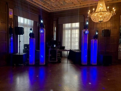 (2)American DJ ADJ ACCU SCAN 250 DMX Scanner Lights w/ Original Boxes - Working - Image 1 of 4