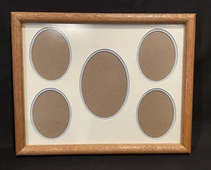 Vintage 1980’s Family Photo Picture Frame 11” x 14" (5 Photo Slots) - Picture 1 of 7
