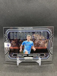 2021-22 Prizm Premier League Ferran Torres Scorers Club 9 Panini Manchester City - Picture 1 of 2