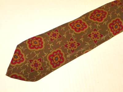 Corbata Hombre Vintage ICEBERG [MULTICOLOR] 100% Seda Hecha en Italia Foto 1 de 3