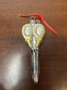 Dept 56 Glass Christmas Ornament Scissors 2001 - Picture 1 of 4