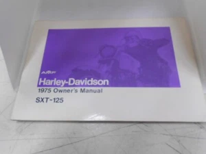 Harley Davidson SXT 1976 - 125 manual del dueño - Imagen 1 de 4