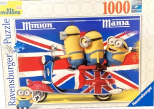 Ravensburger 1000pc Minions Union Jack 2015 Jigsaw Puzzle HTF - Picture 1 of 2