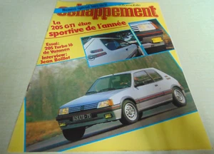 Brochure Peugeot 205 GTI 1984.hs EXHAUST elected sporty of the year - Picture 1 of 8