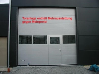 Industrietor Hallentor Werkstatttor Sektionaltor Rolltor Tor ISO 40 3 x 3 m neu  - Bild 1 von 4